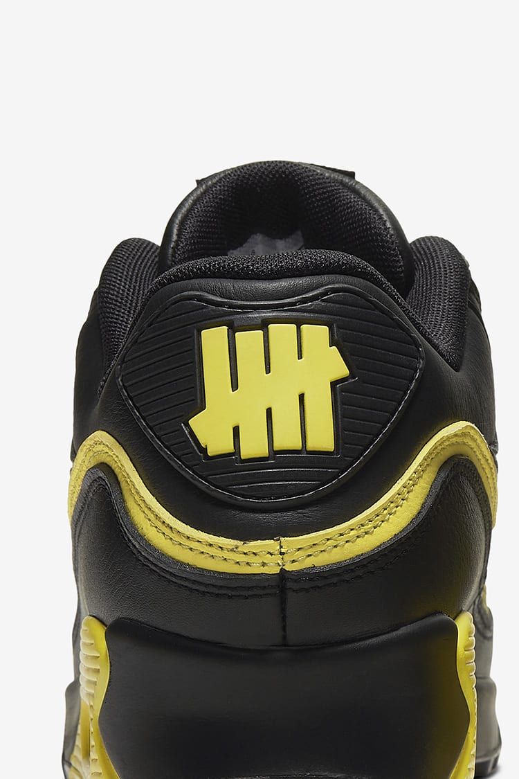 Air Max 90 x Undefeated 'Black/Opti Yellow' Release Date