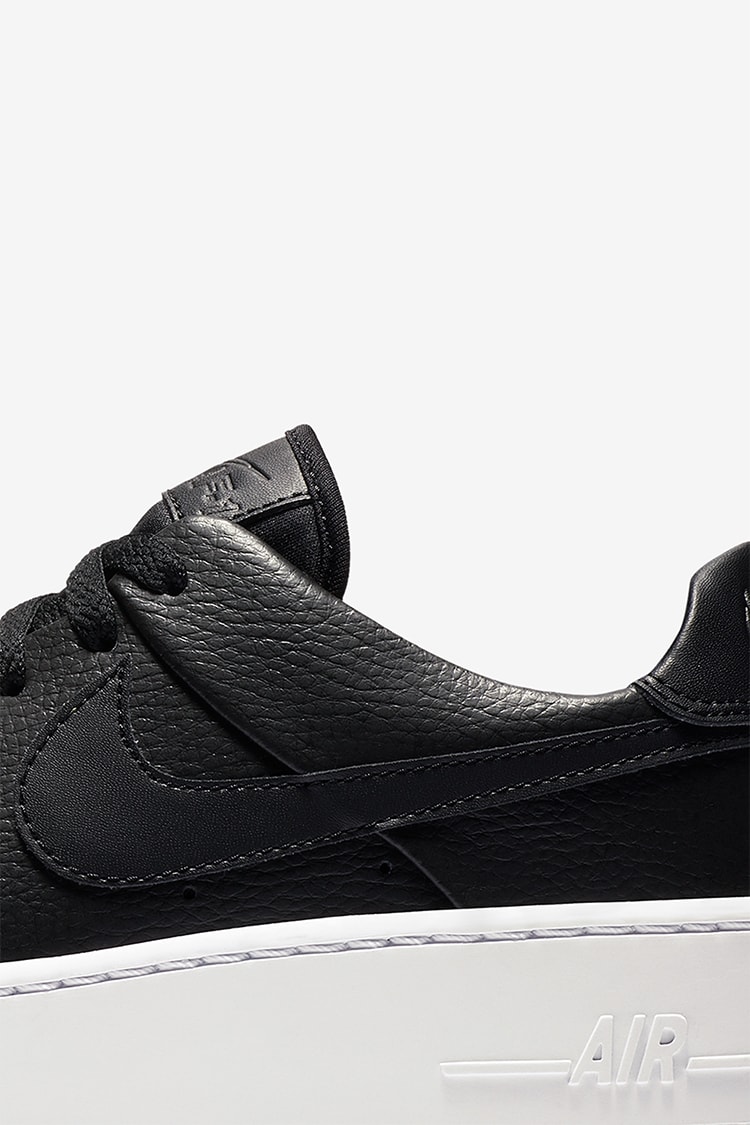 Women s Air Force 1 Sage Low Black White Release Date. Nike SNKRS