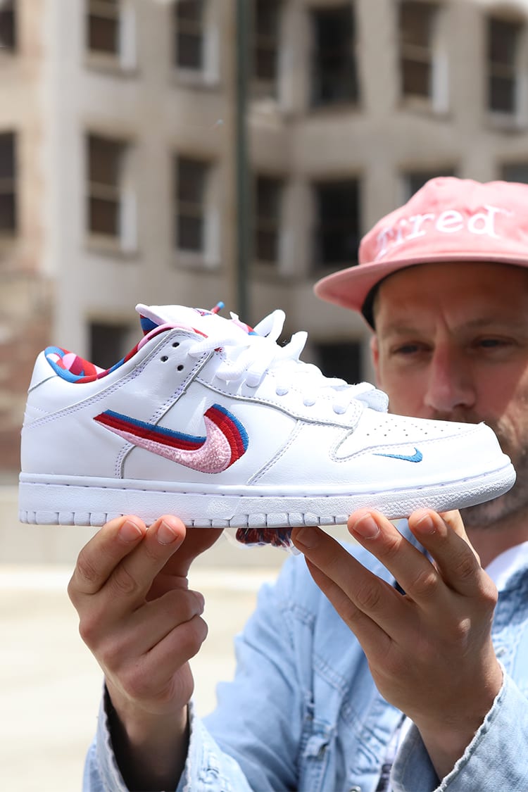 Nike dunk sb x parra online