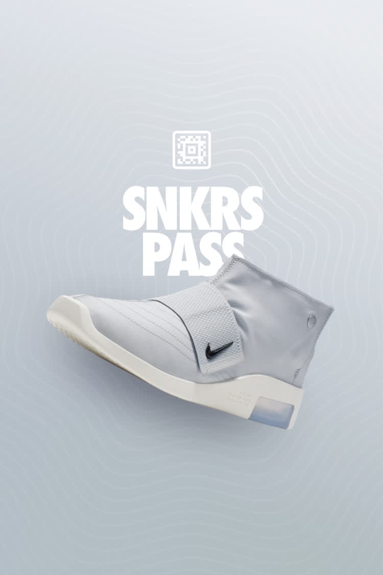 SNKRS Pass: Air Fear of God Moc 'Pure Platinum' 21 Mercer