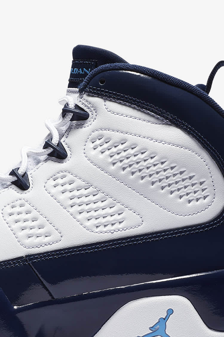 Blue and white 9s release date online