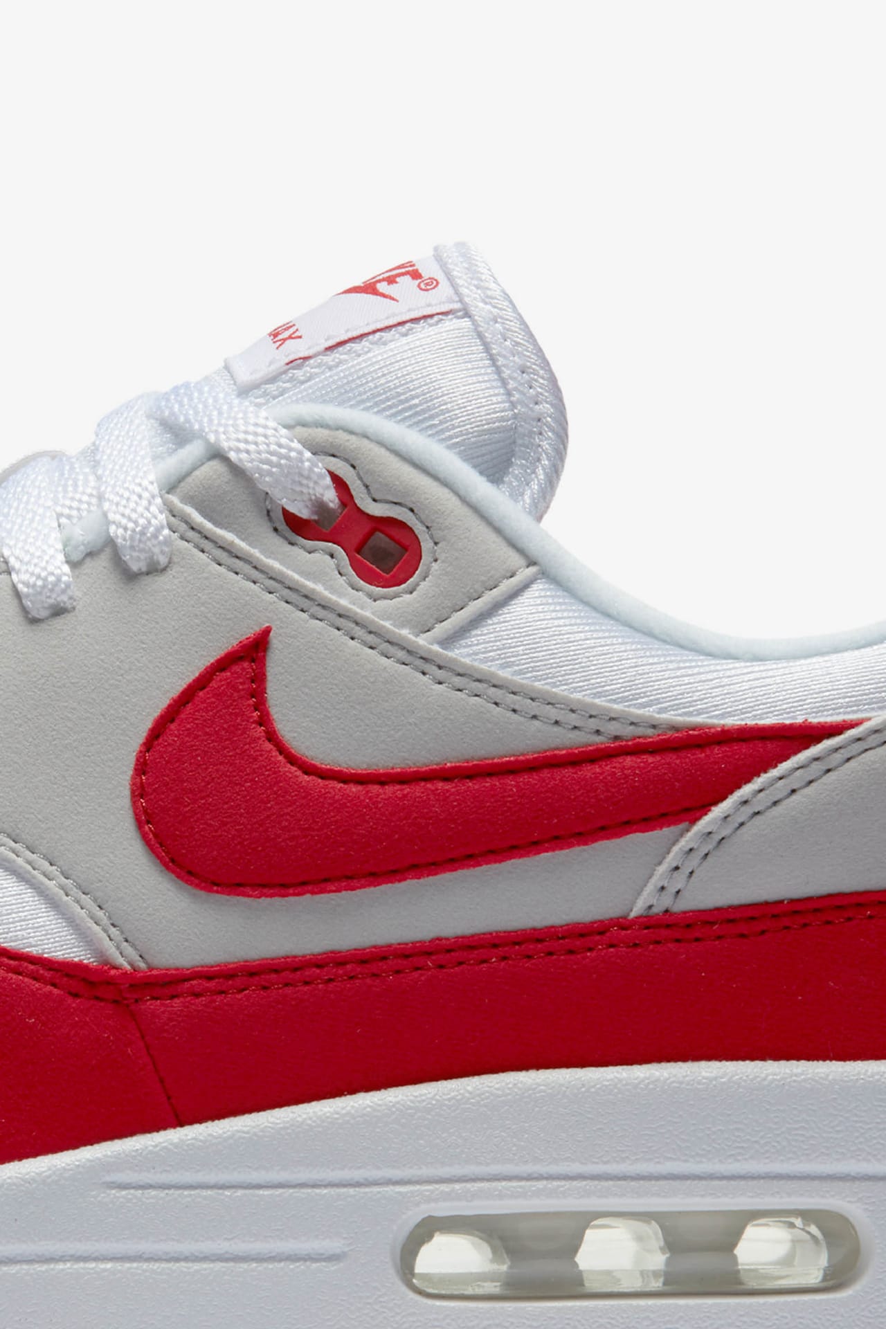 Nike Air Max 1 Anniversary 'White & University Red'