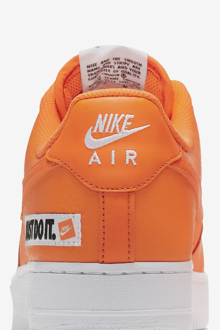 Nike Air Force 1 JDI Collection Total Orange White Release Date. Nike SNKRS