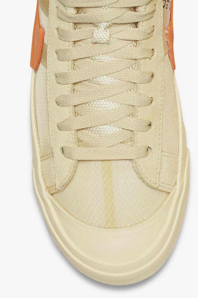 The 10: Nike Blazer Mid 'Canvas & Pale Vanilla & Total Orange' Release Date