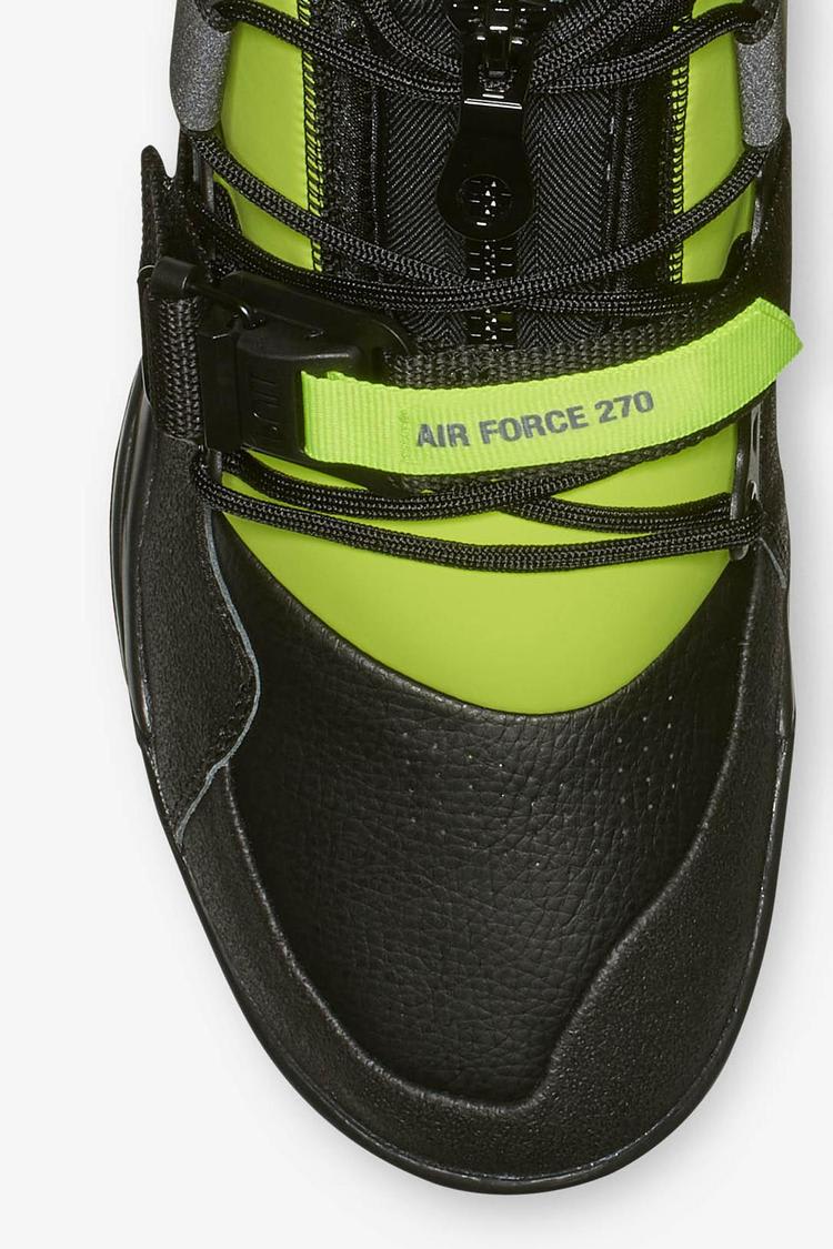 NIKE 270 Black and Volt AQ0572 001 AF270 UTILITY Nike SNKRS