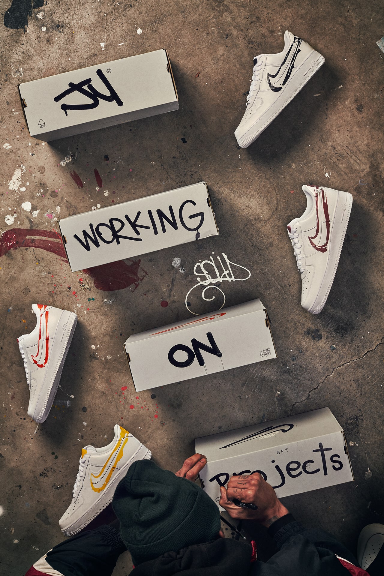 Art of SNKRS: Ju Working on Projects