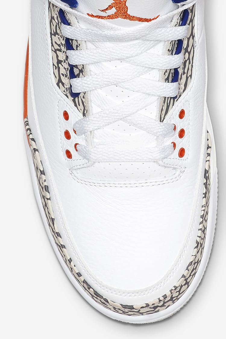 Jordan 3 blue and orange online