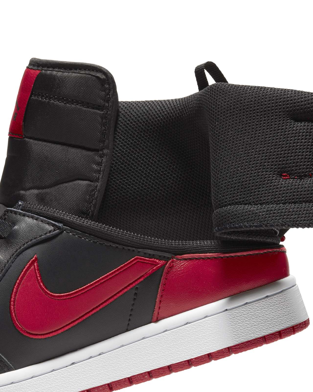 【NIKE公式】エア ジョーダン 1 HIGH フライイーズ 'Black/Particle Grey/White/Gym Red' (CQ3835-001 / AJ I HIGH FLYEASE)