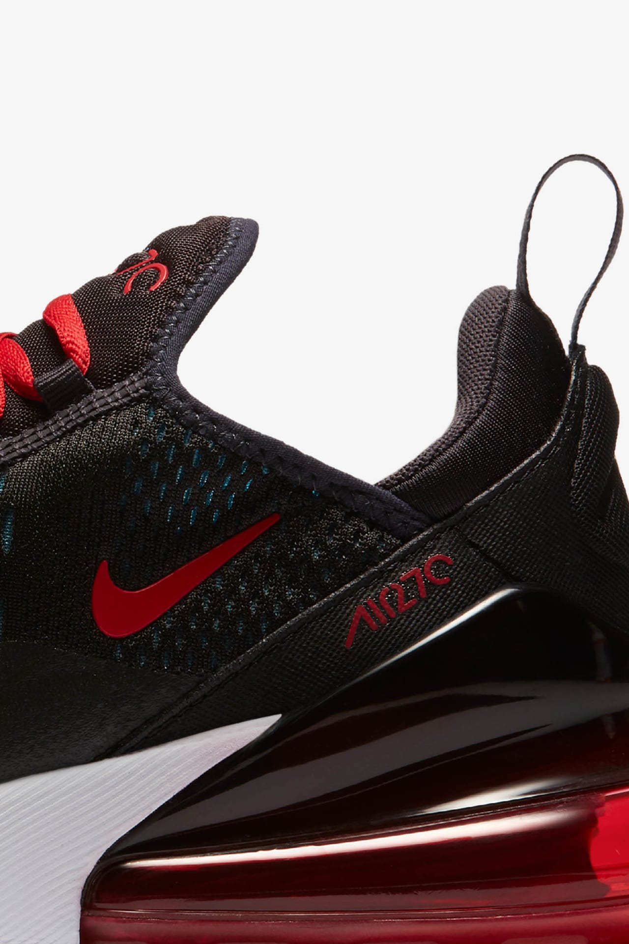 Nike air max 270 womens black and red on sale