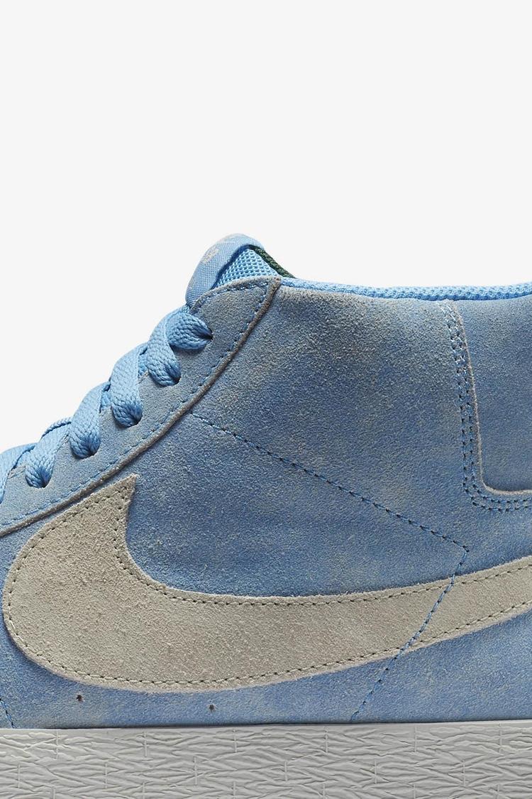 Nike SB Blazer Mid University Blue Light Bone Release Date. Nike SNKRS