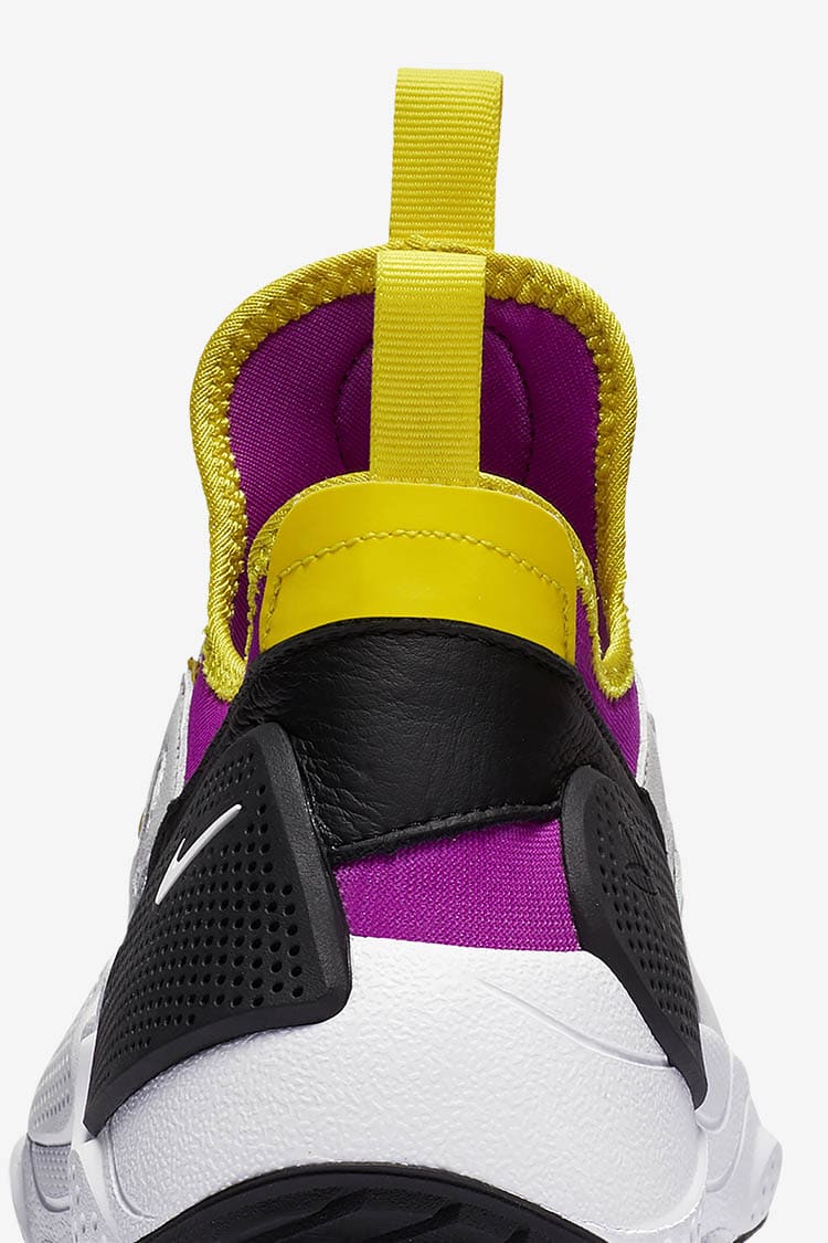 Nike Huarache E.D.G.E 'White & Magenta & Neon Yellow' Release Date