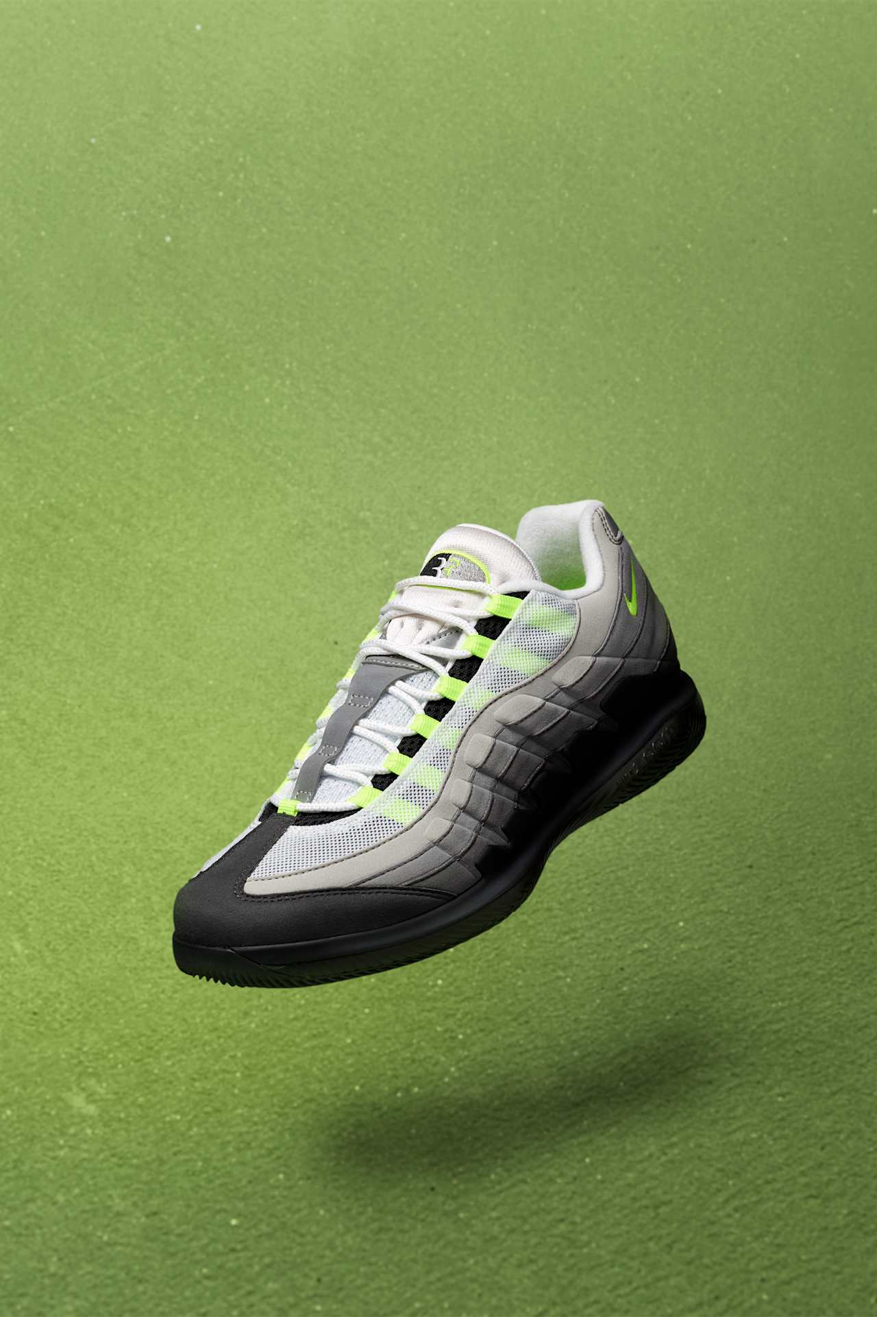 NikeCourt Vapor RF x AM95 'Black & Volt' Release Date. Nike SNKRS
