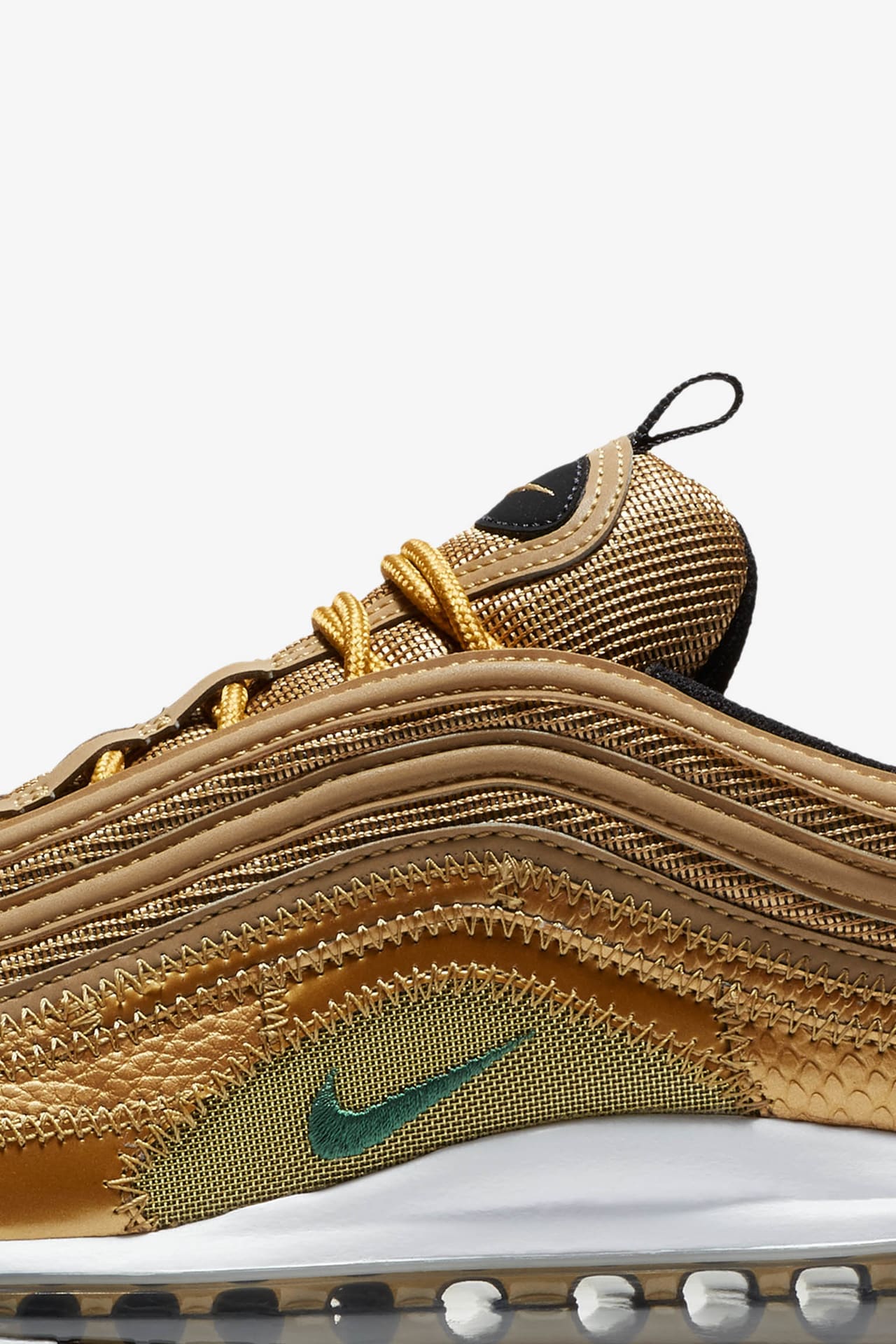 Nike Air Max 97 CR7 Golden Patchwork Release Date. Nike SNKRS