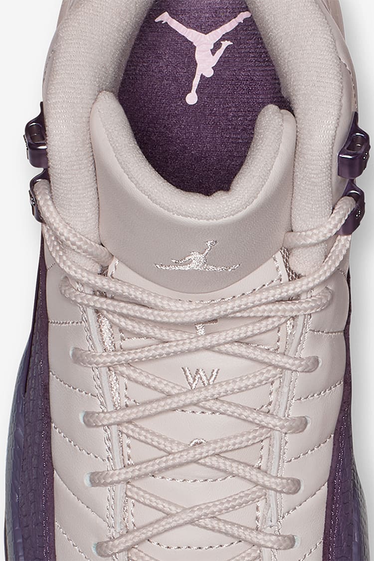 Big Kids Air Jordan 12 Retro Desert Sand Pro Purple Light Artic Pink Release Date. Nike SNKRS