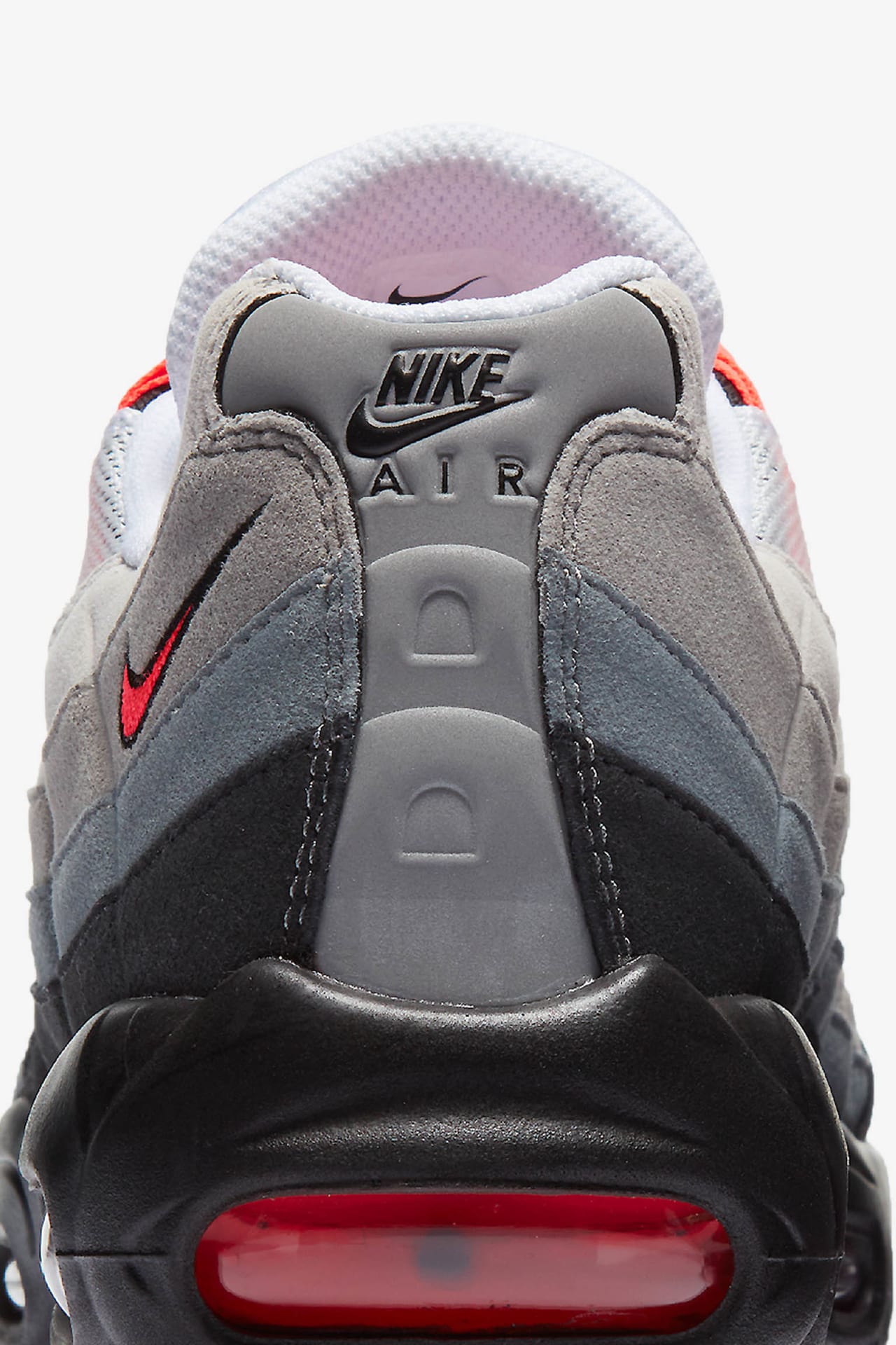 【NIKE公式】ナイキ エア マックス 95 'White & Neutral Grey & Solar Red' (609048-106 / AM95)