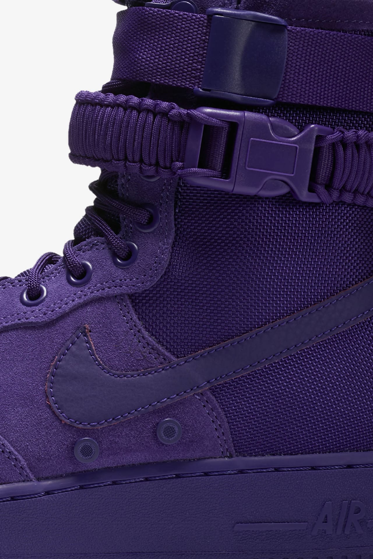 Purple af1 high best sale