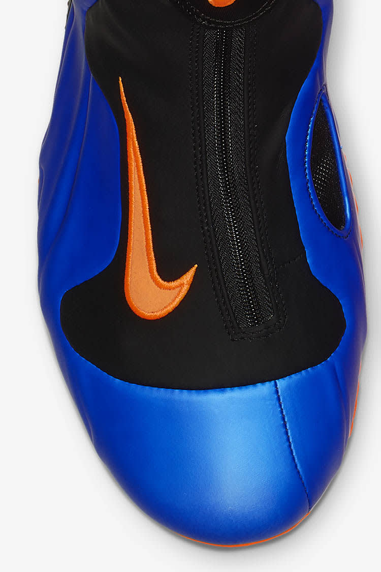 Nike Air Flightposite 'Racer Blue & Black & Total Orange' Release Date