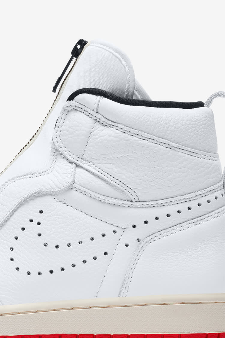 Air Jordan 1 High Zip 'White & University Red' Release Date