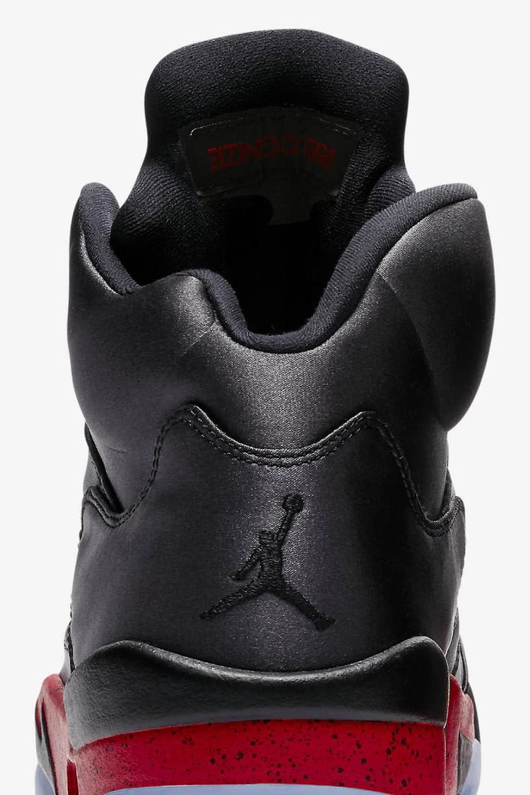 Jordans retro 5 black and red online