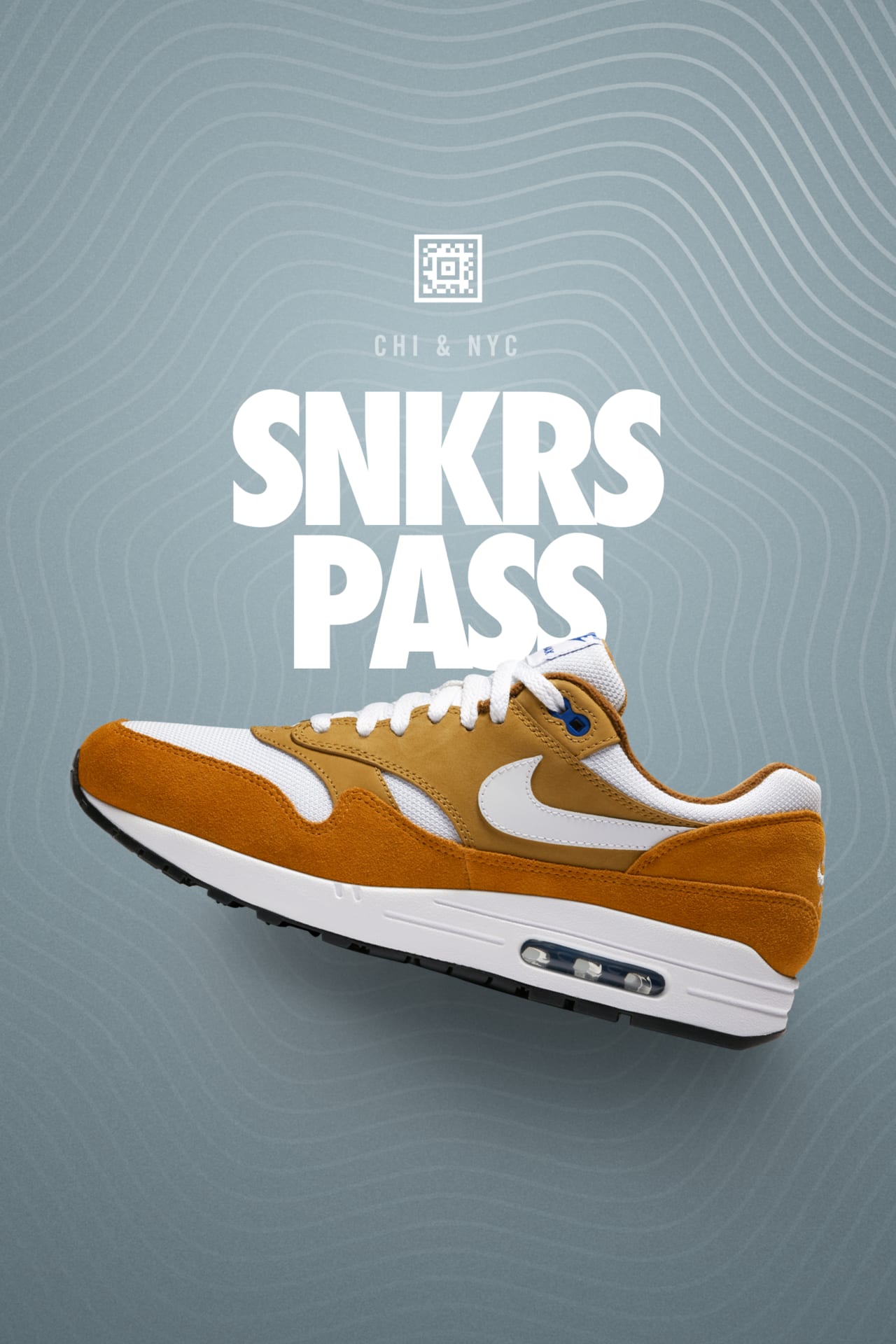 Nike Air Max 1 Premium Dark Curry SNKRS PASS Select Cities. Nike SNKRS