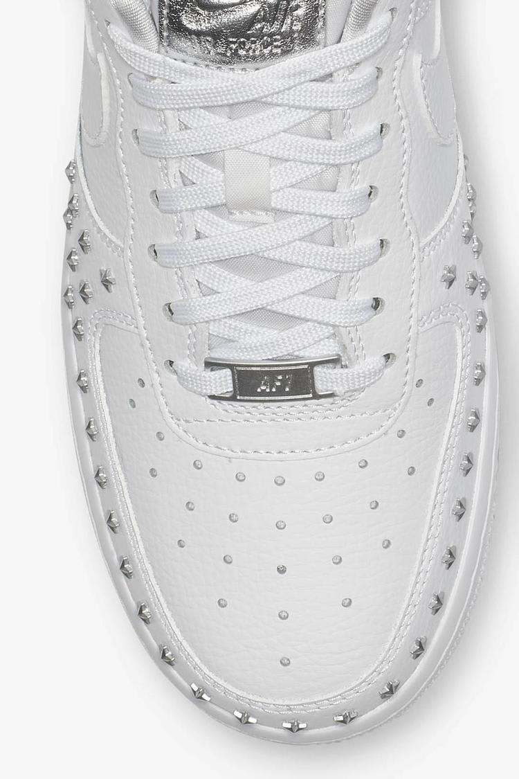 Star studded air force 1 white on sale