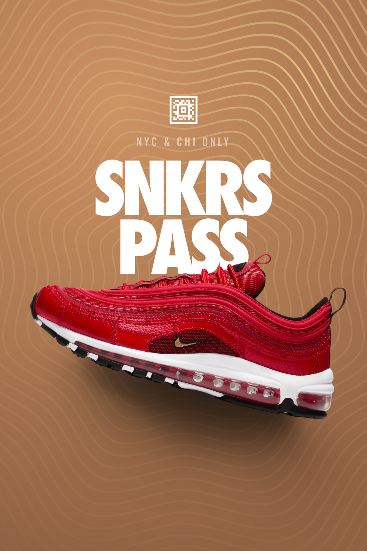 Nike Air Max 97 CR7 'Portugal Patchwork' SNKRS Pass NYC & Chicago