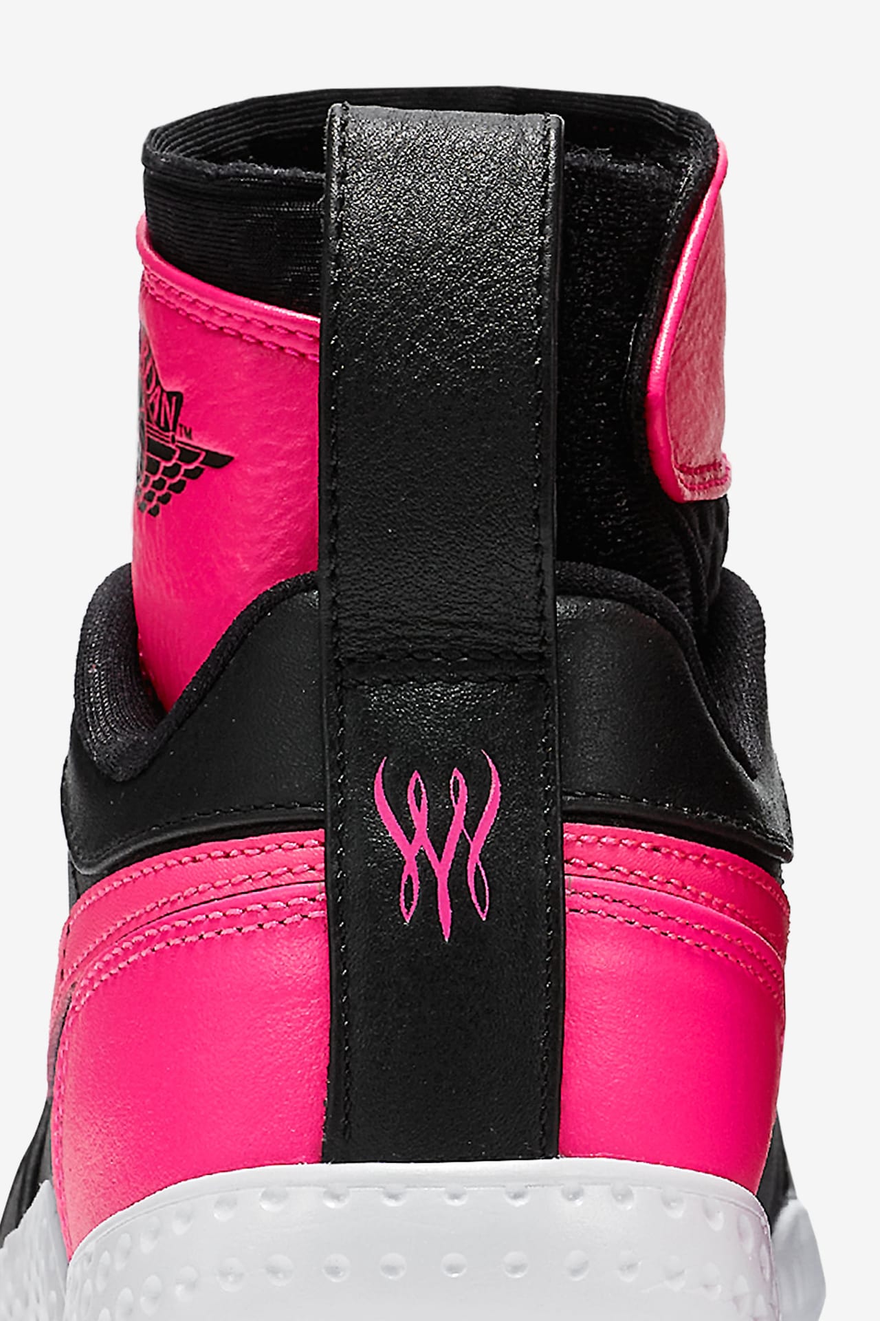 NikeCourt Flare AJ1 "Black &amp; Hyper Pink" til kvinder