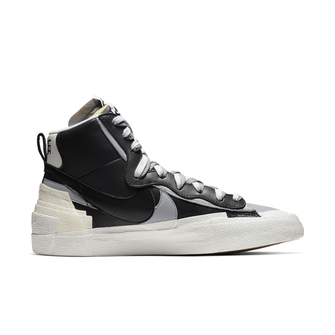 sacai x Nike Blazer Mid 'Black/Wolf Grey' Release Date