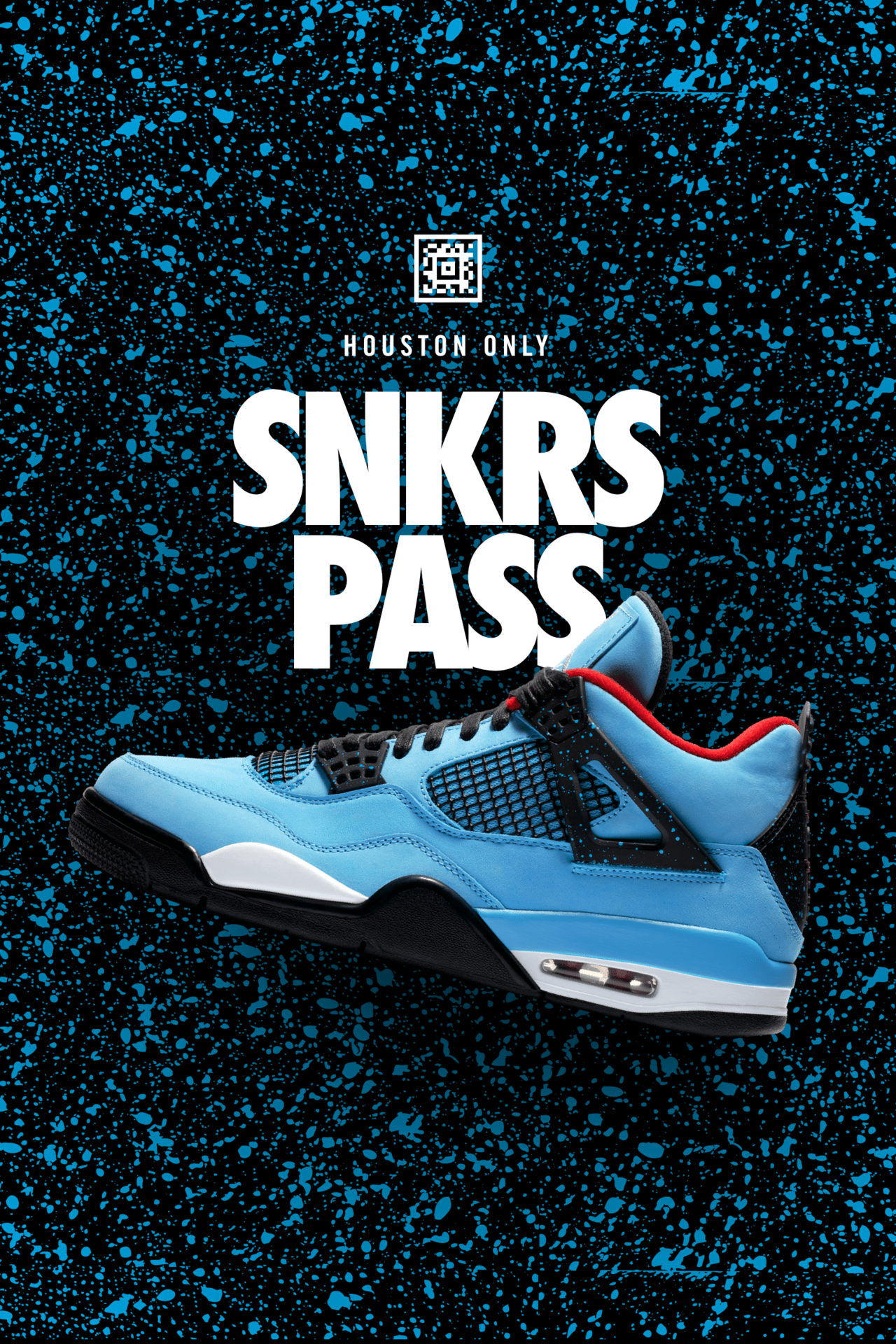 Air Jordan 4 'Travis Scott' SNKRS PASS Houston