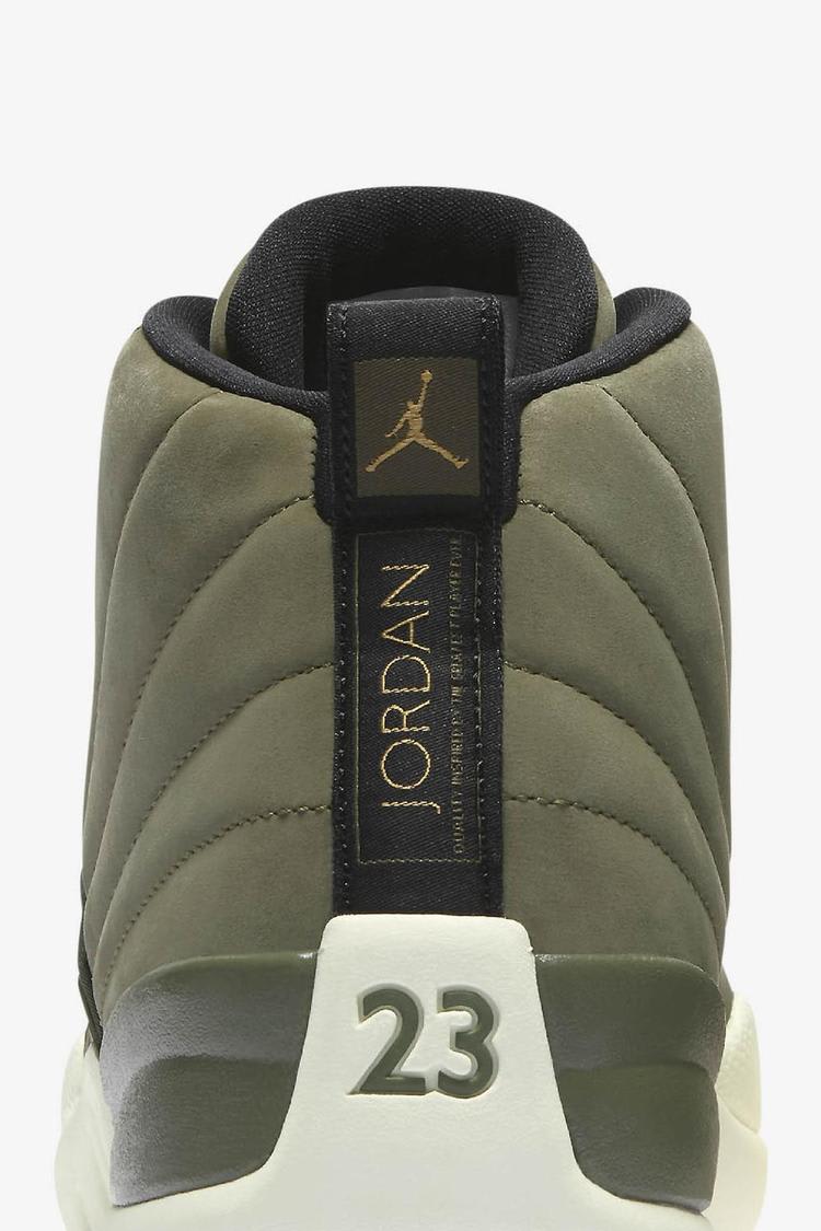 Air Jordan 12 Retro Olive Canvas Metallic Gold Release Date. Nike SNKRS