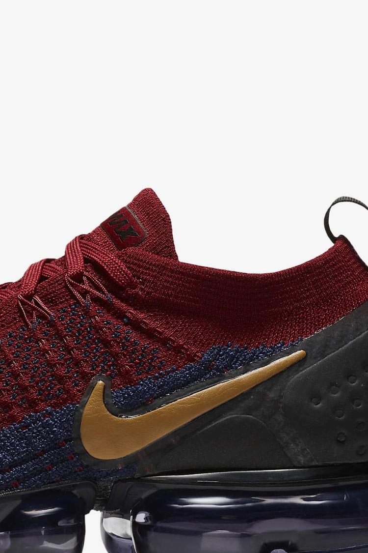 Nike Vapormax 2 Flyknit Team Red Obsidian Black Release Date. Nike SNKRS