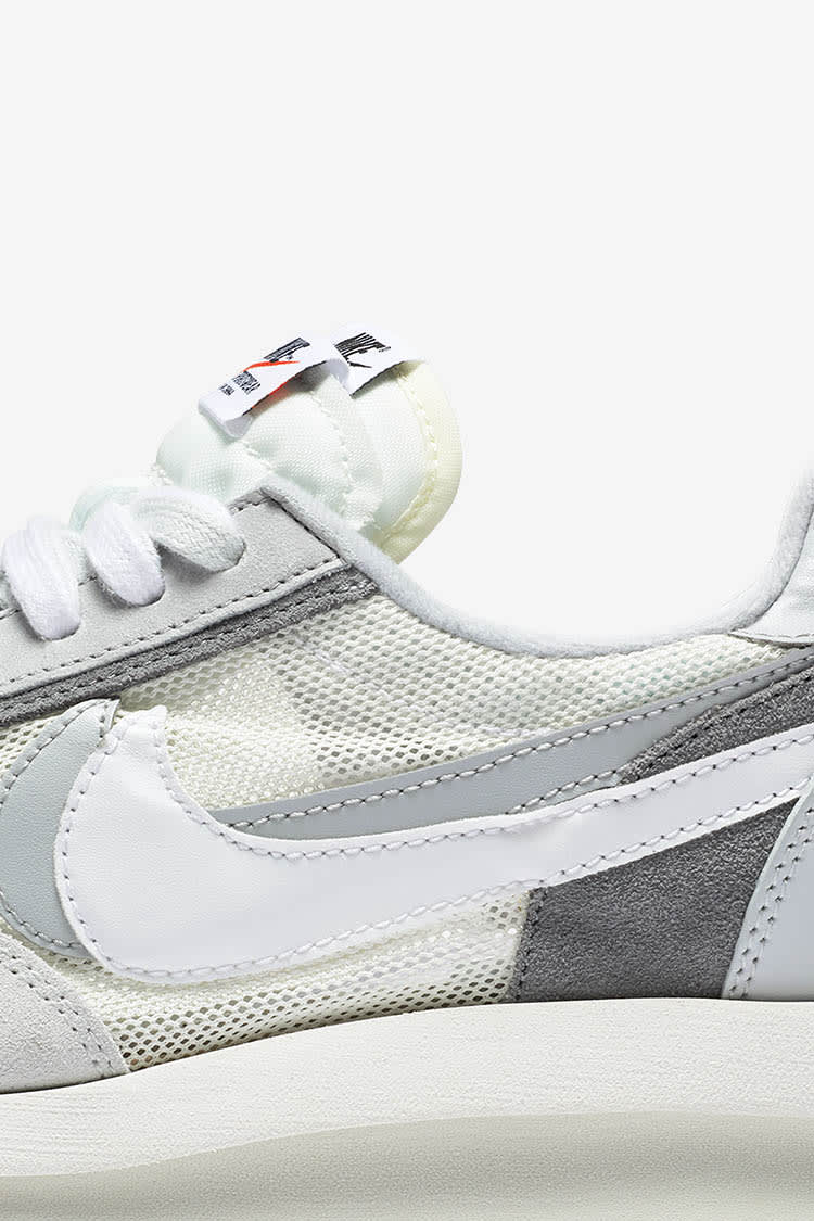 Nike sacai white grey release date hotsell