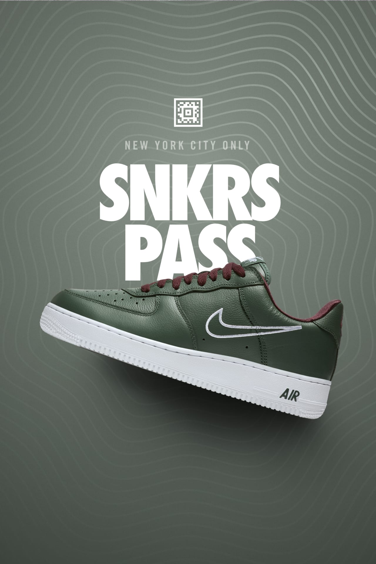 Air Force 1 'Hong Kong' SNKRS Pass NYC