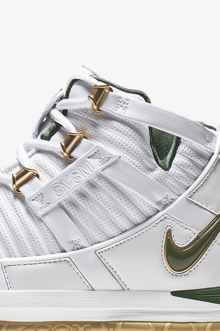 Zoom Lebron 3 SVSM Away Release Date. Nike SNKRS