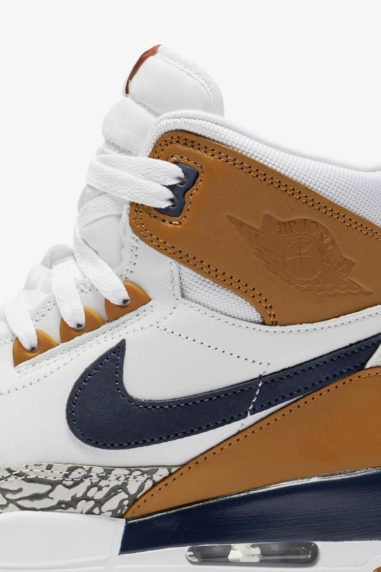 Air Jordan Legacy 312 'White & Midnight Navy & Ginger' Release Date