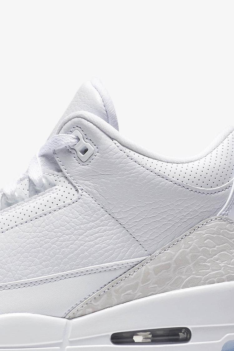 Air Jordan III 'White & White' Release Date