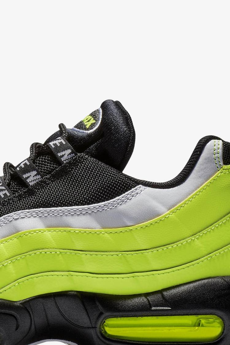 Nike Air Max 95 Premium 'Volt & Volt Glow & Black' Release Date