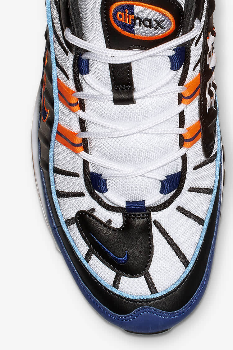 Nike Air Max 98 'Royal Blue & White & Total Orange' Release Date