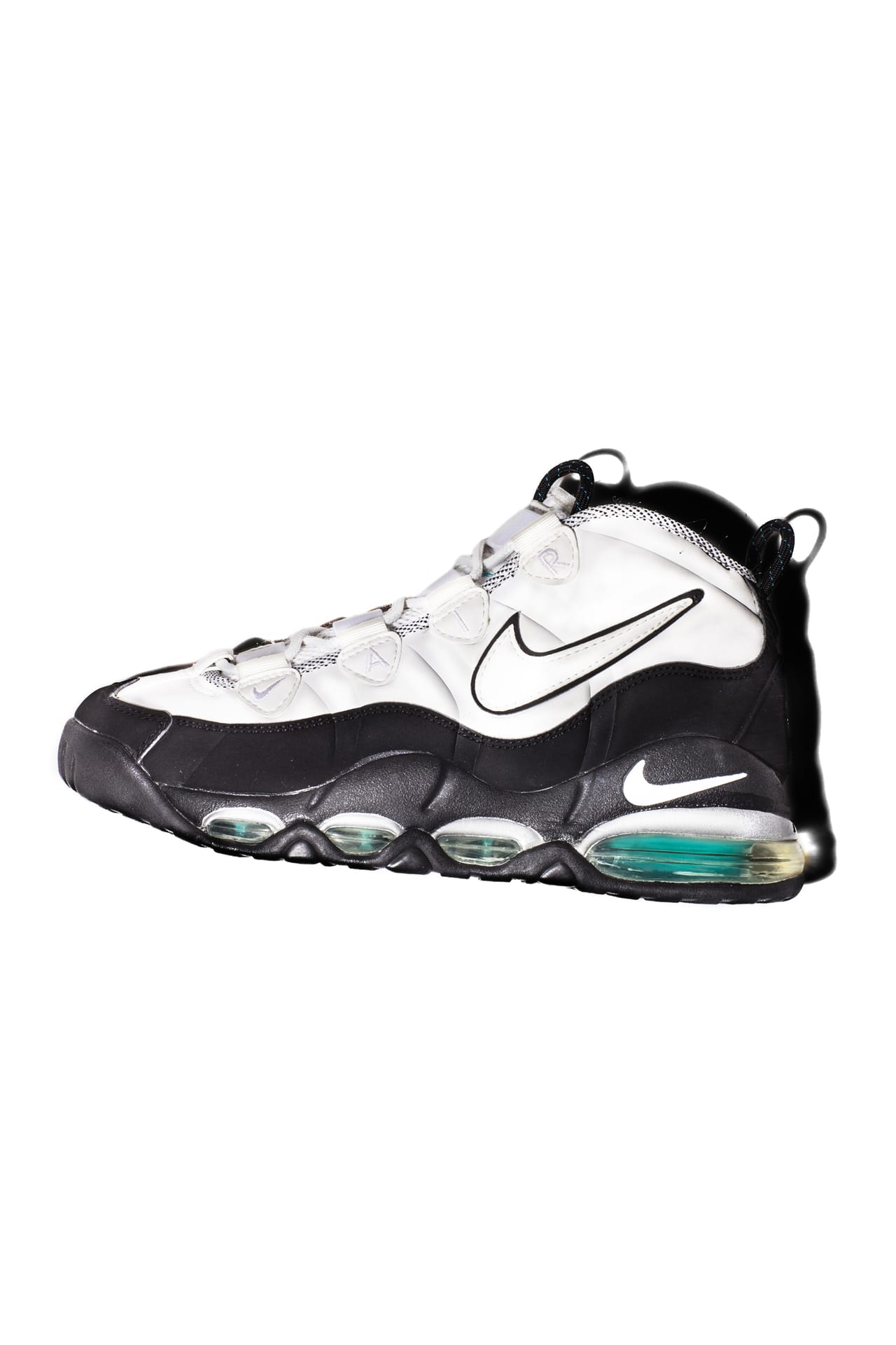 Air max uptempo 95 white black teal deals