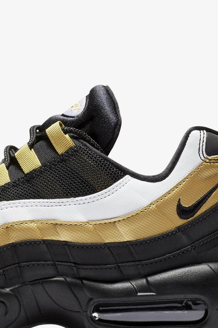 Air Max 95 OG Black Metallic Gold White Release Date. Nike SNKRS