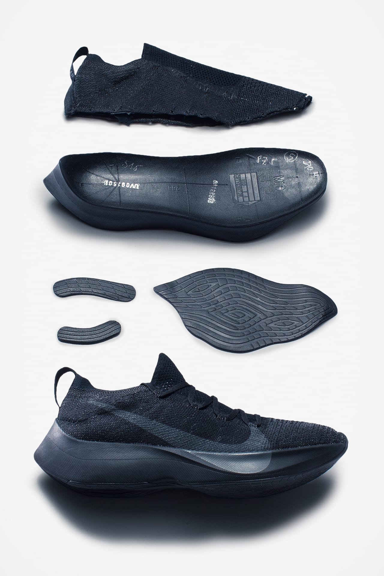 Nike zoom vapor street flyknit in triple black hotsell