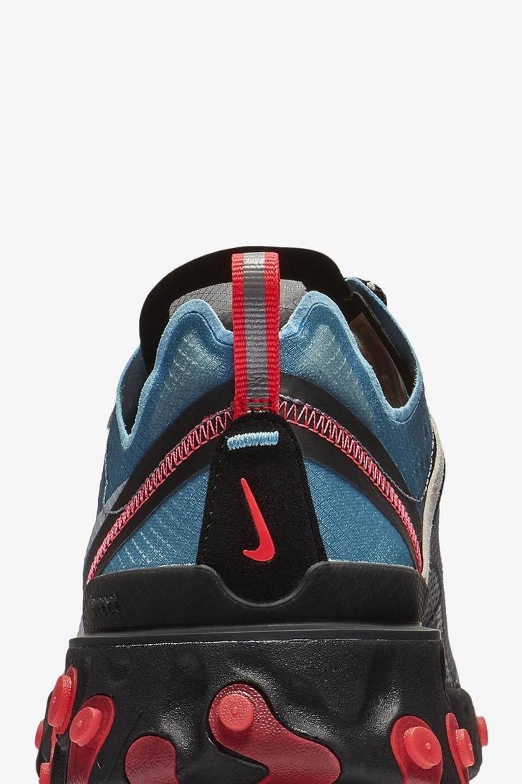 Nike React Element 87 Solar Red Black Blue Chill Release Date. Nike SNKRS