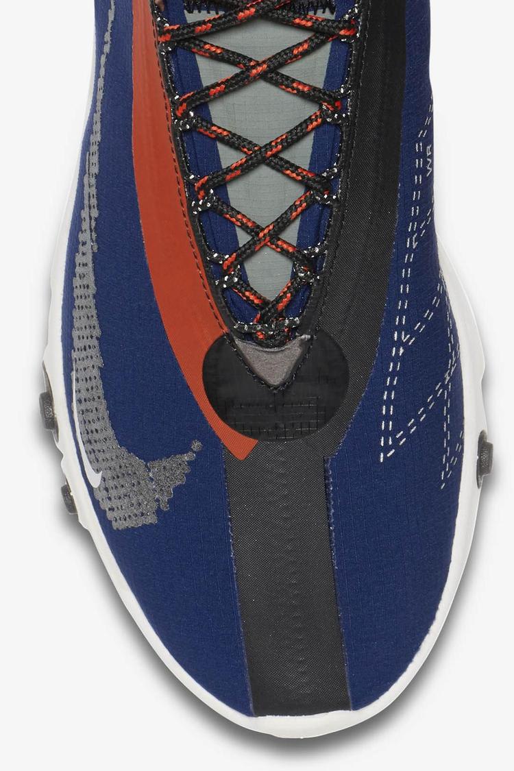 Nike React Runner Mid iSPA Blue Void Team Orange Phantom Release Date. Nike SNKRS