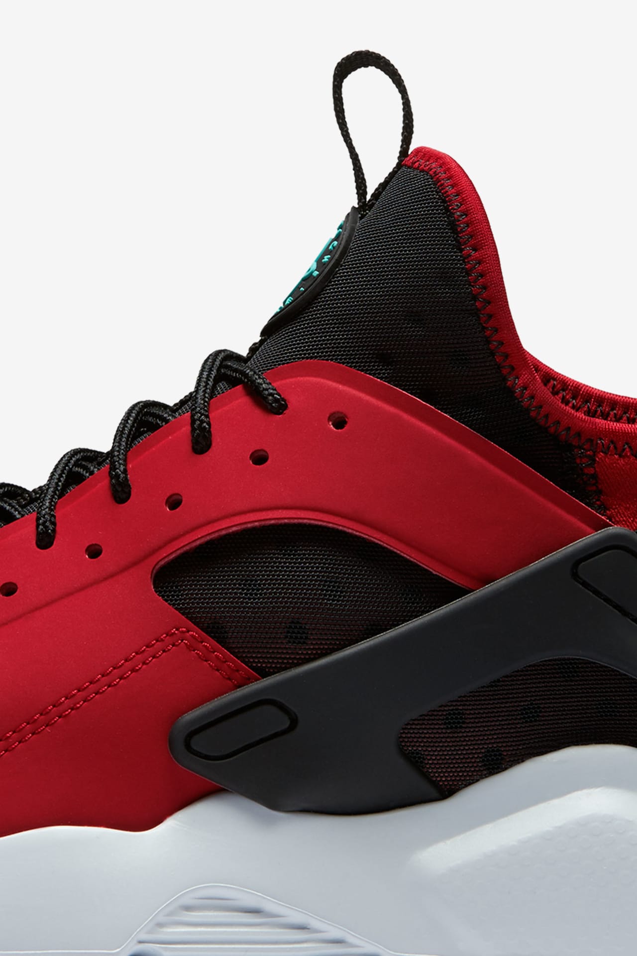 Huarache red and shops black