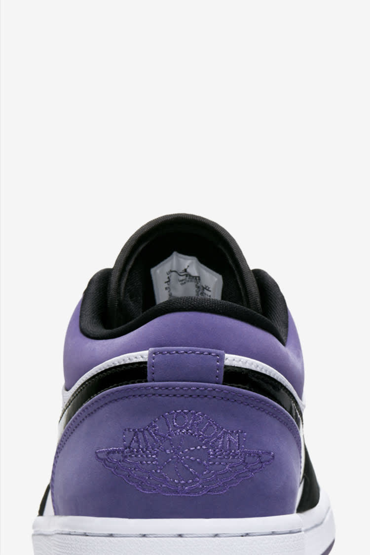 Purple low top jordans best sale