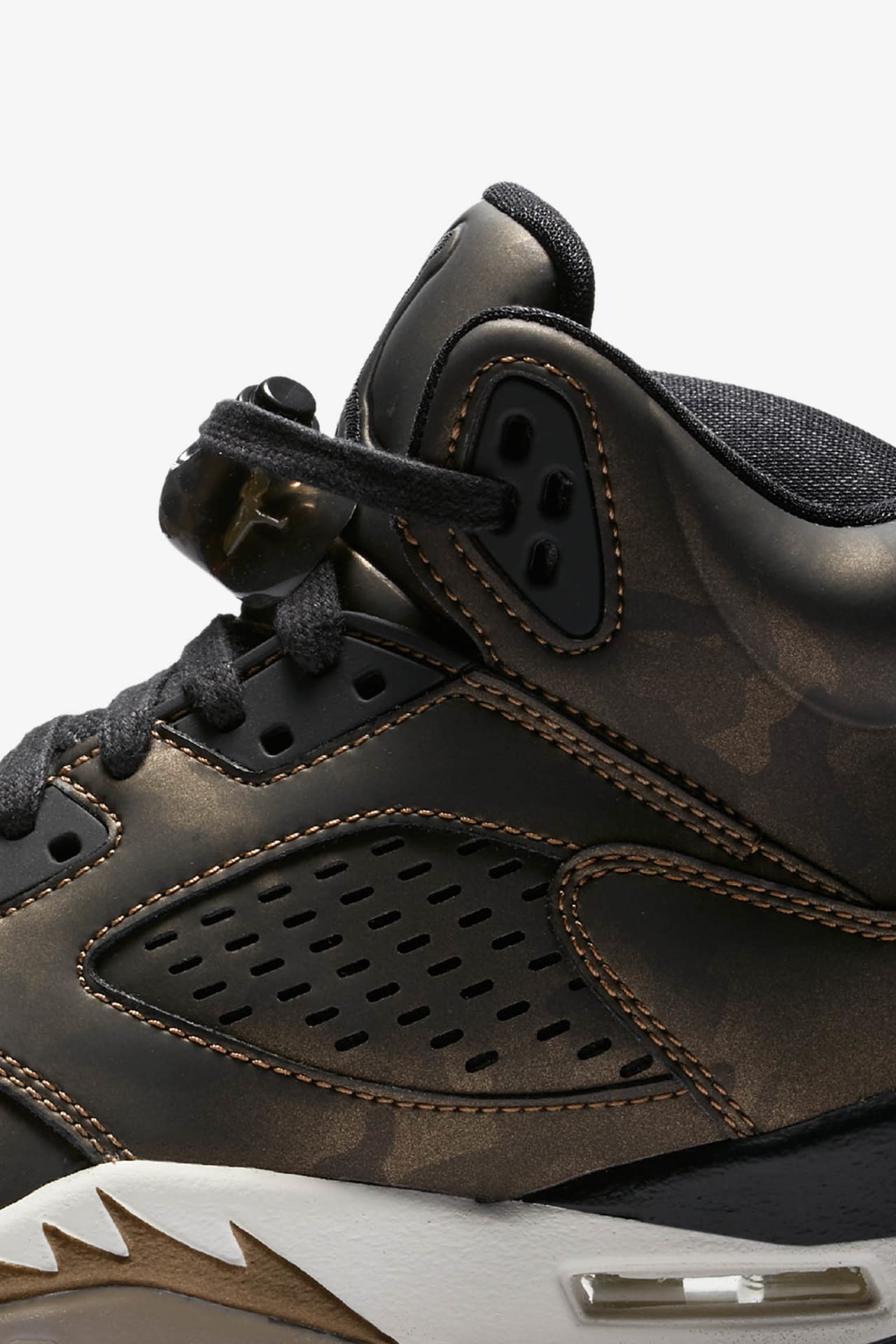 Older Kids' Air Jordan V Retro Premium 'Metallic Field &amp; Black' Release Date