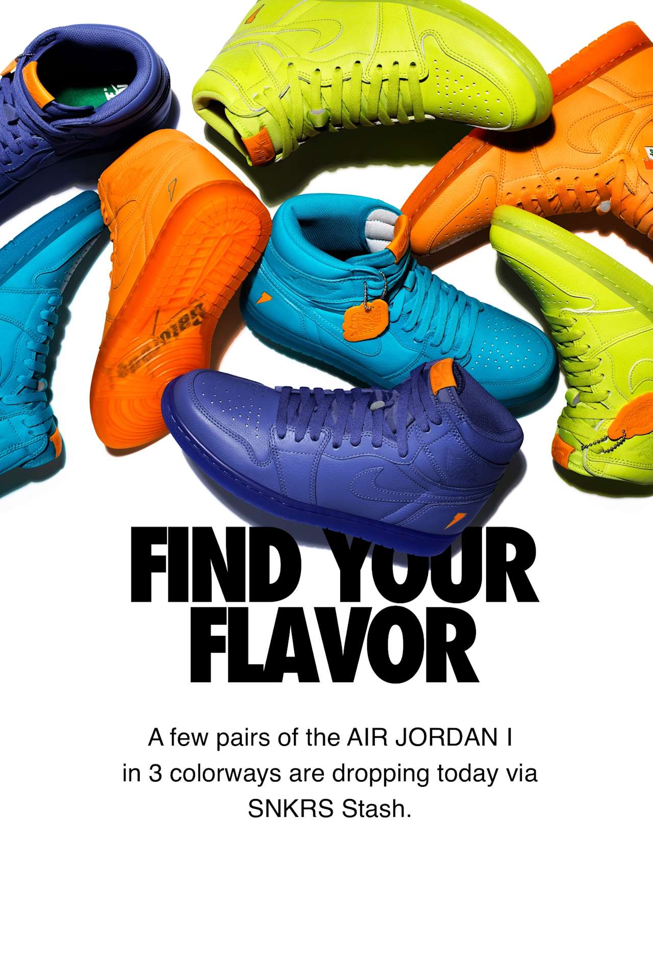 Air Jordan 1 Retro 'Find Your Flavor' Stash Teaser