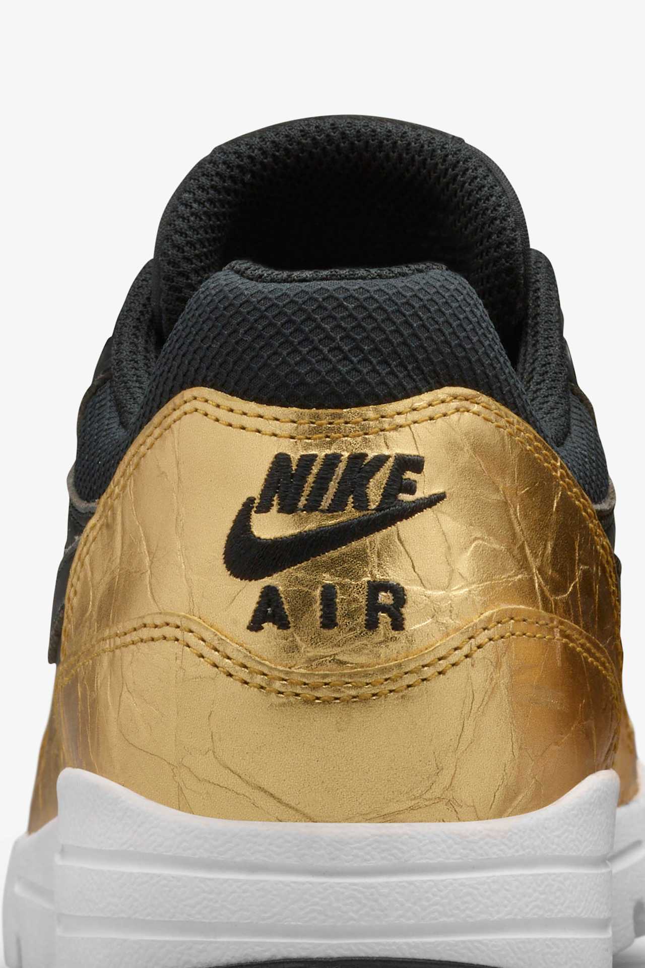 Women's Nike SB50 Air Max 1 Ultra 'Black & Metallic Gold'