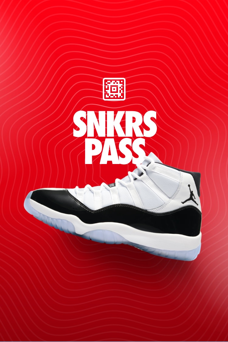 Air Jordan 11 'Concord' SNKRS Pass SNKRS Atlanta