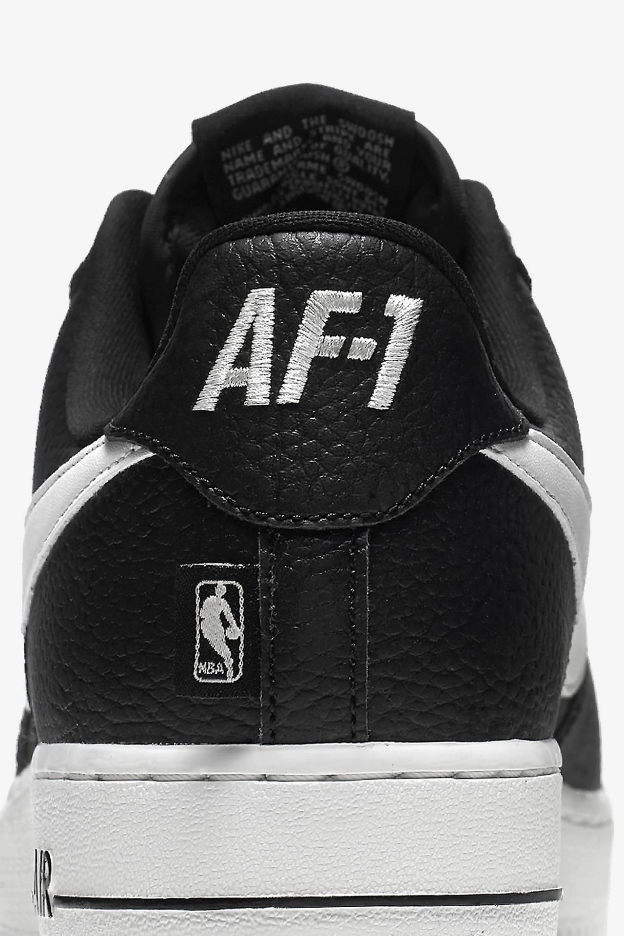 Nike AF-1 Low NBA 'Black & White' Release Date